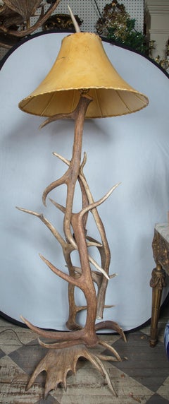 Natural Antler Floor Lamp