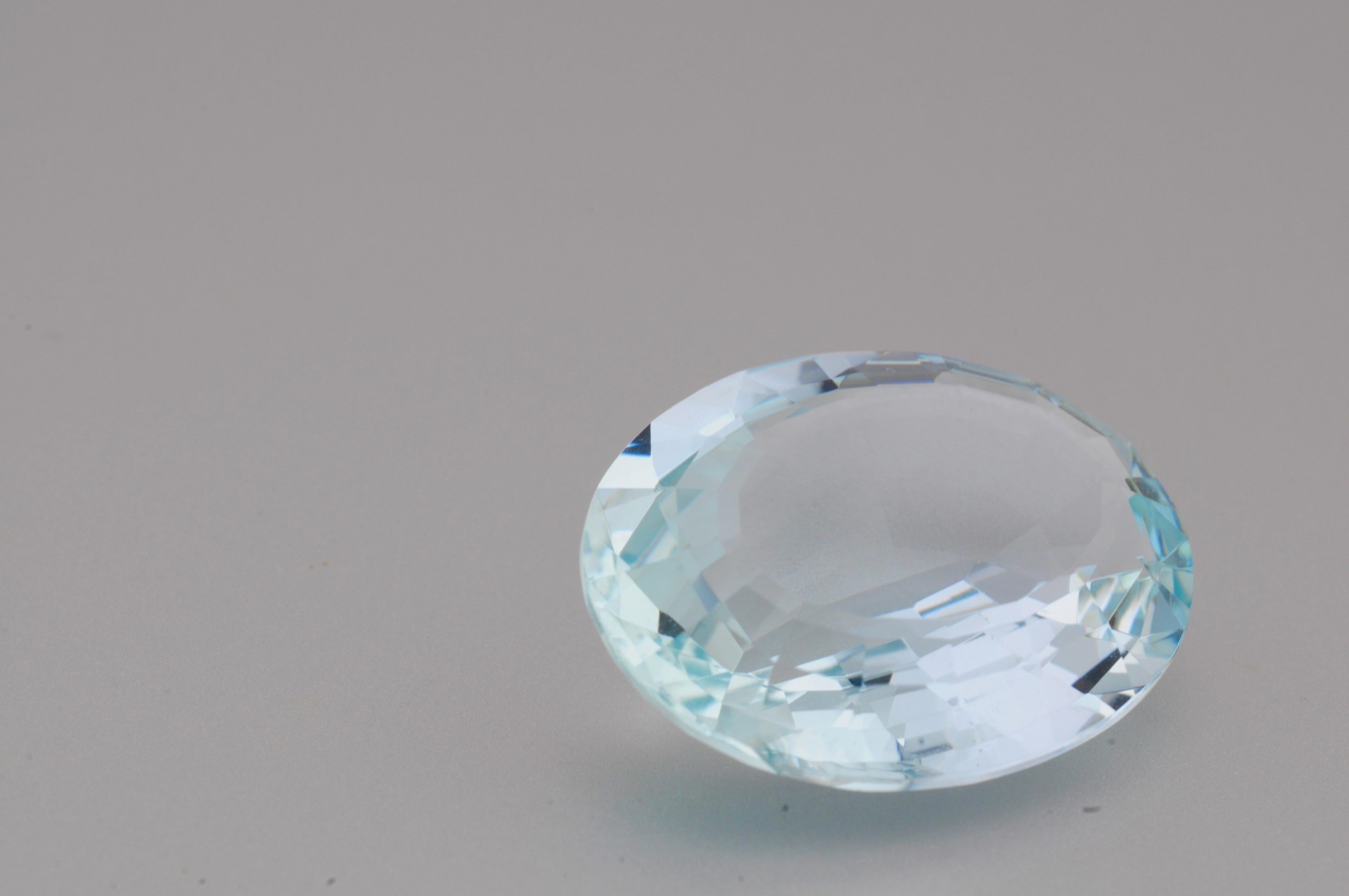 Natürlicher Aquamarin afrika XXL - 19.59 ct +Zertifikat im Angebot 2