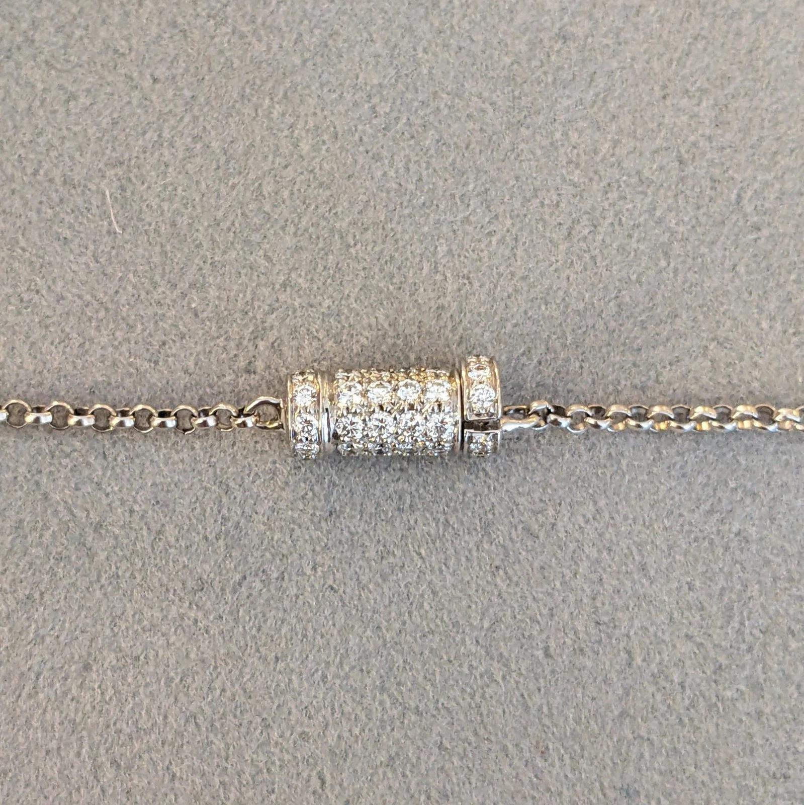 Natural Aquamarine and Diamond Pendant Necklace in 18k White Gold For Sale 1