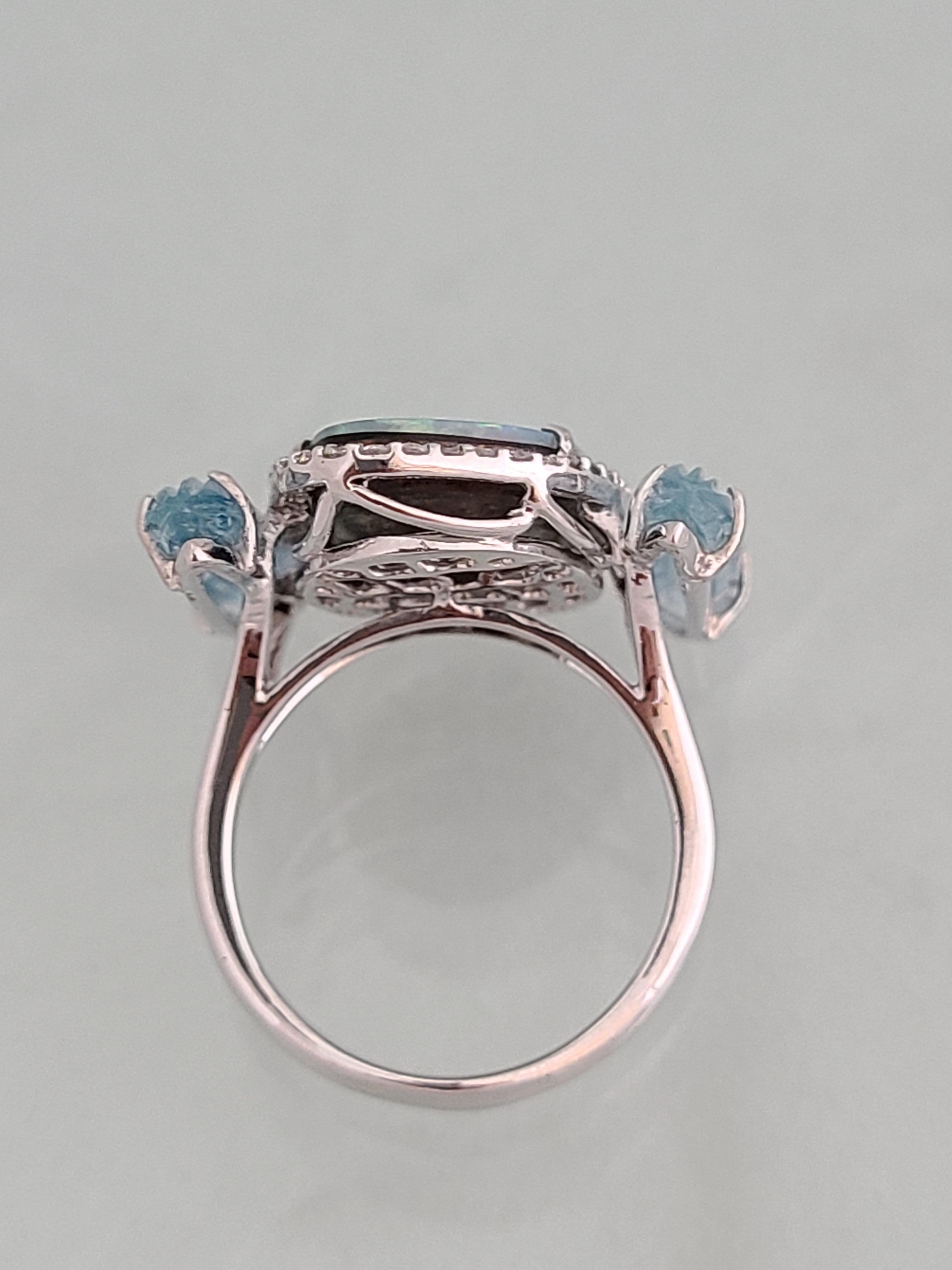 aquamarine opal