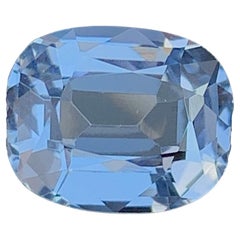 Piedra natural de aguamarina berilo: 2.59 quilates talla cojín