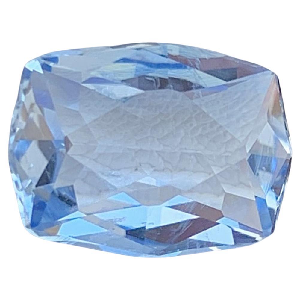 Natural Aquamarine Beryl Gemstone: 2.74 CT Fancy Cut