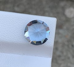 Natürlicher Aquamarin Beryll Edelstein: 3,47 CT Fancy Rundschliff