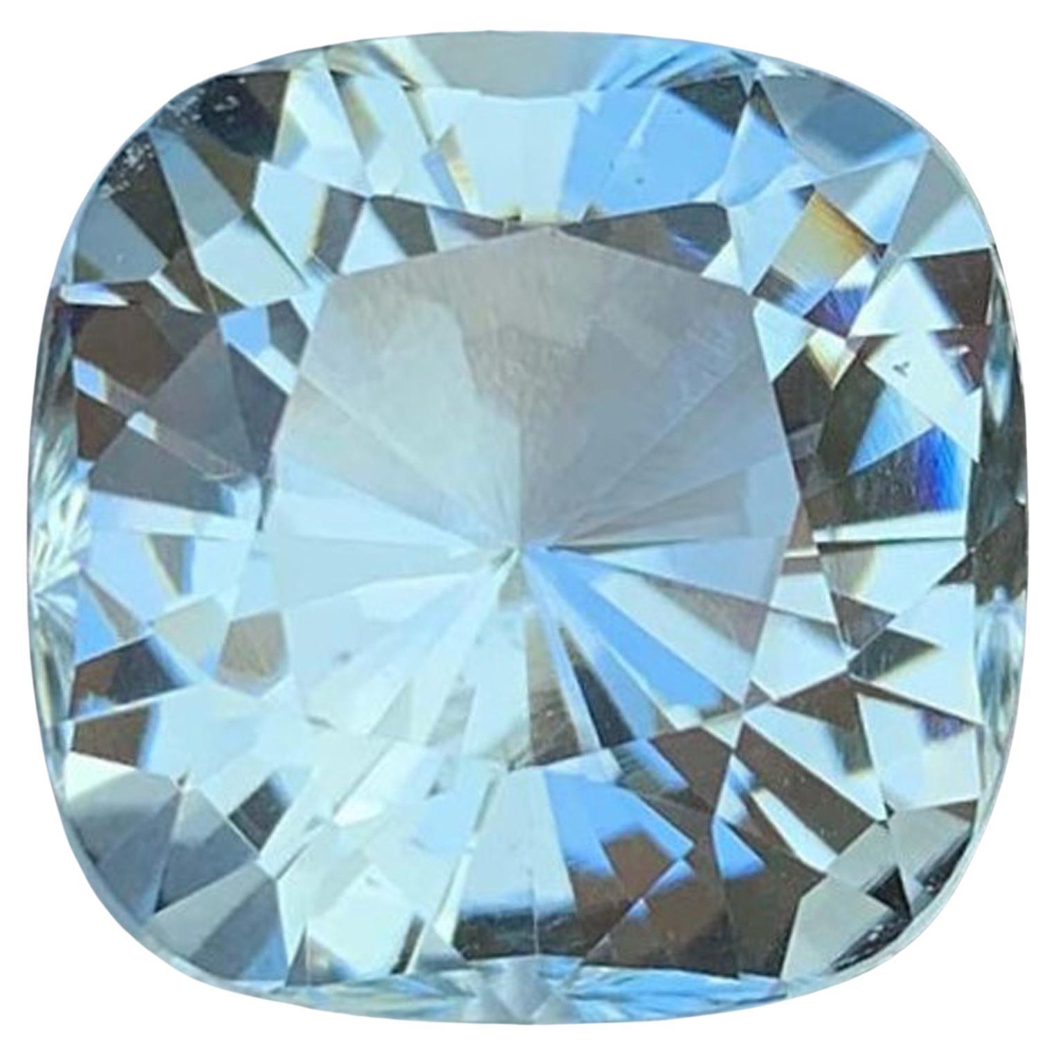 Natürlicher Aquamarin Edelstein: 30.00 Karat Fancy-Schliff, Pakistan Herkunft