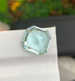 Natürlicher Aquamarin Edelstein 7,57 Karat - Himmelblauer loser Aquamarin für Ring