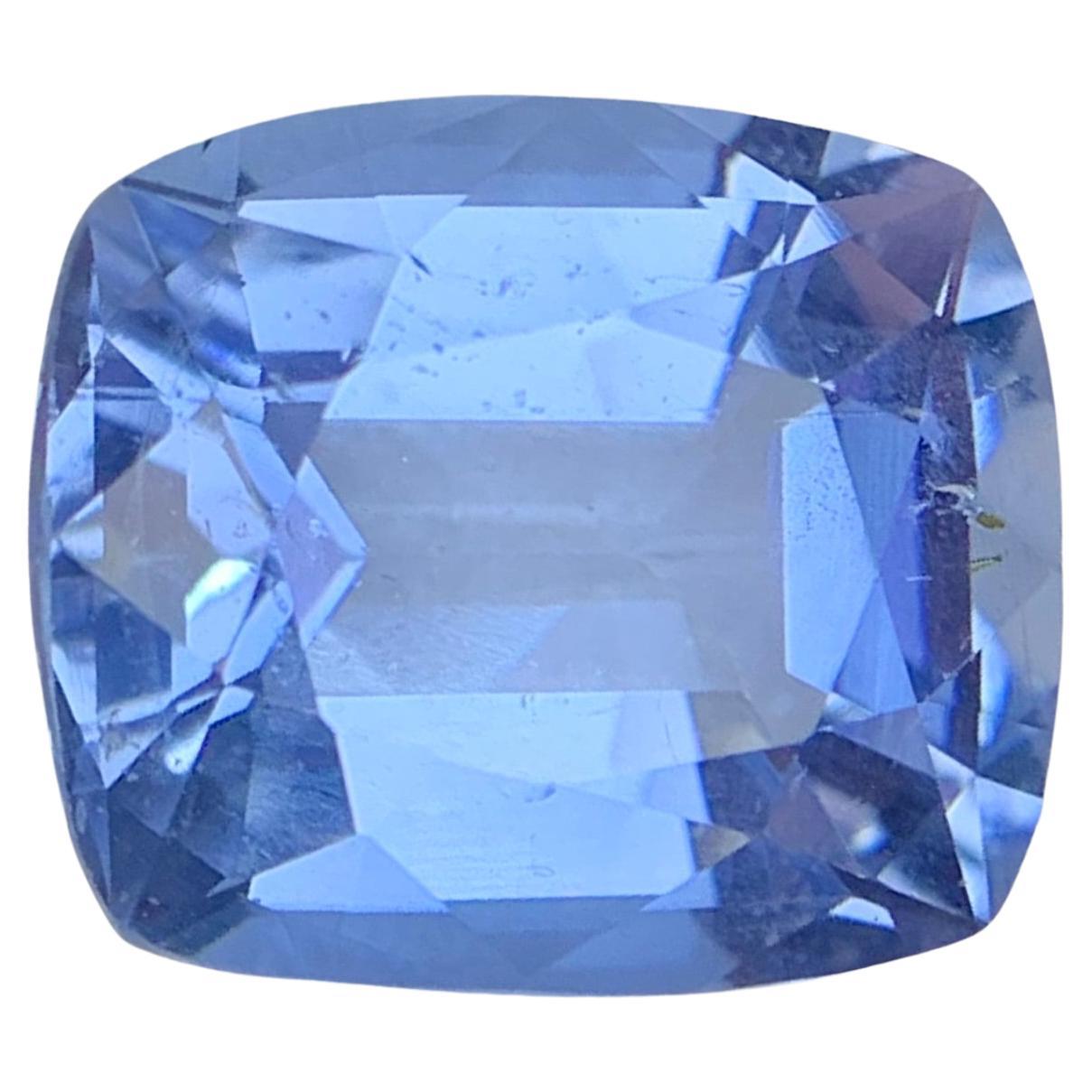 Natural Aquamarine (Goshenite) Loose Gemstone Cushion Cut 6.15 Carats For Sale
