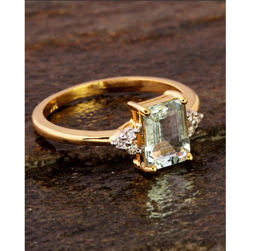 Minimalistic and Magnificent! Made with 0.08 Ct. Natural Diamond and  14K Yellow Gold, this is easy to wear and light to carry ring for everyday use! 

Specifications:

Dimensions: Ring Size-7.25 US, Top- 9*13 MM
Gross Weight: 2.710 gms
Gold Weight: