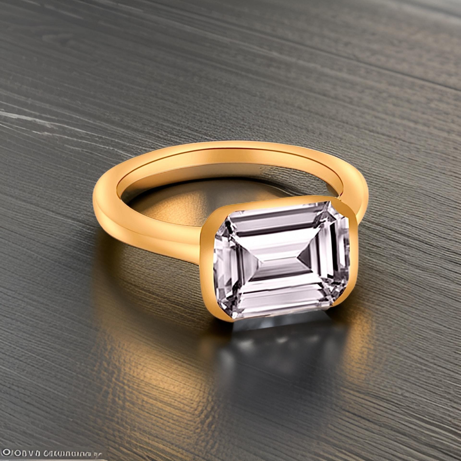 Bague aigue-marine naturelle 6,5 or jaune 14 carats certifiée TCW 2,94 en vente 2
