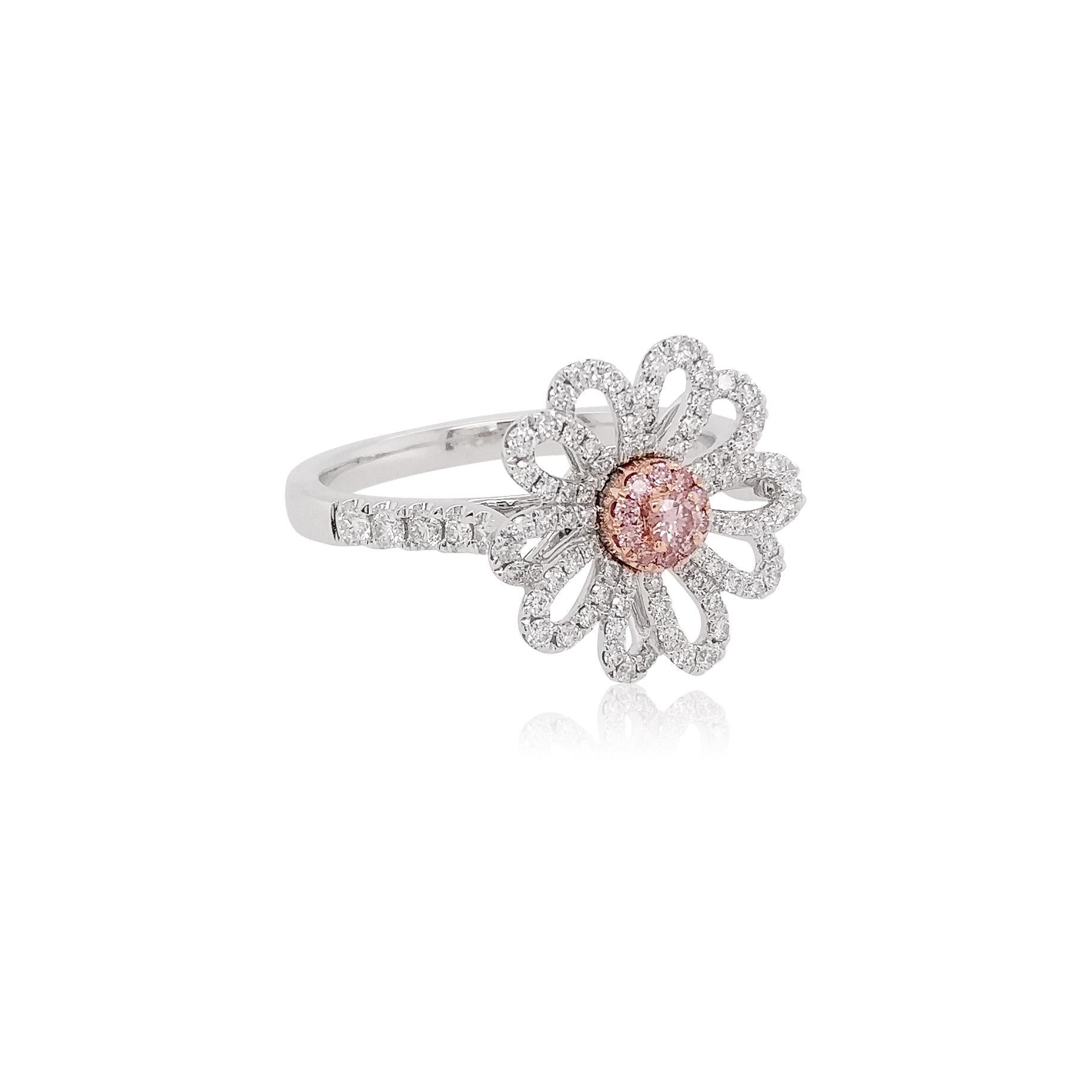 pink argyle diamond rings