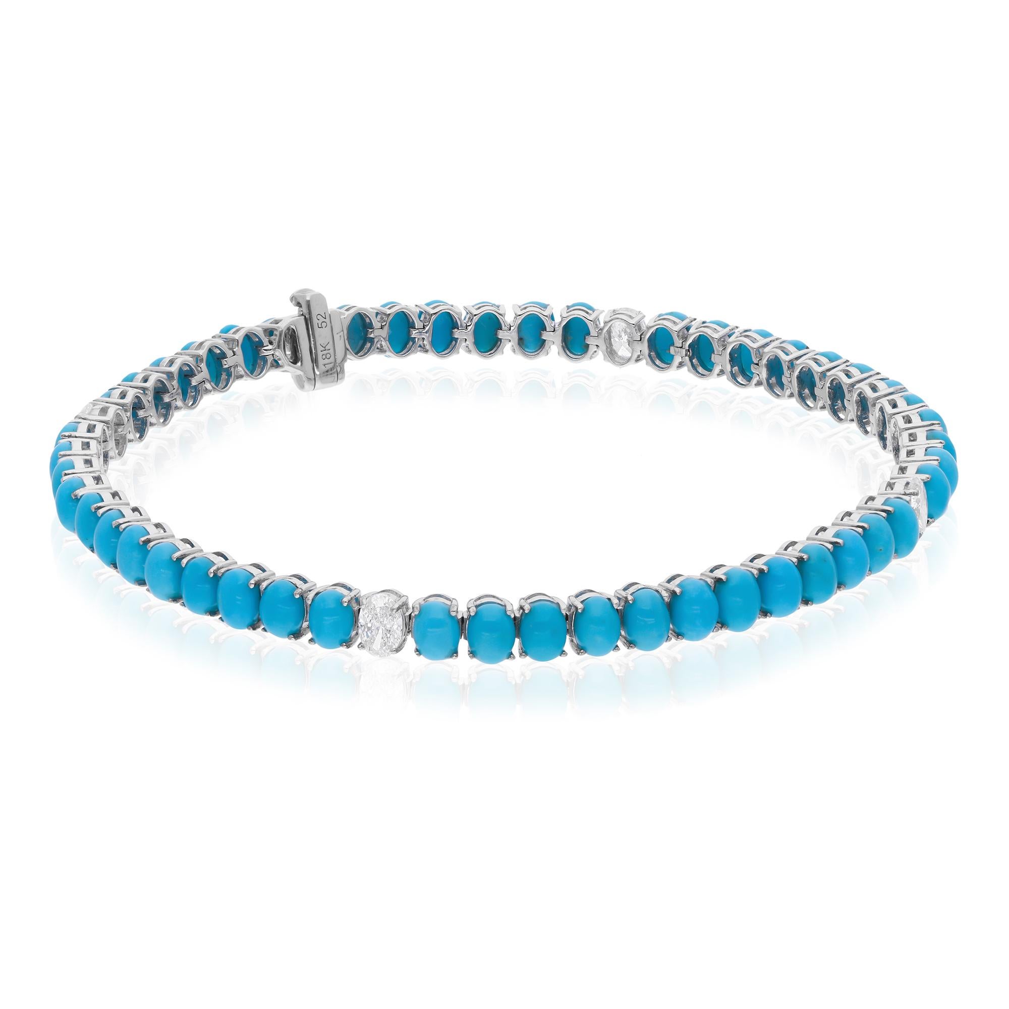 At its heart lies the magnificent Arizona Turquoise gemstone, renowned for its stunning hue reminiscent of the vast southwestern skies. The turquoise, with its striking blue-green coloration, evokes a sense of tranquility and natural beauty, making