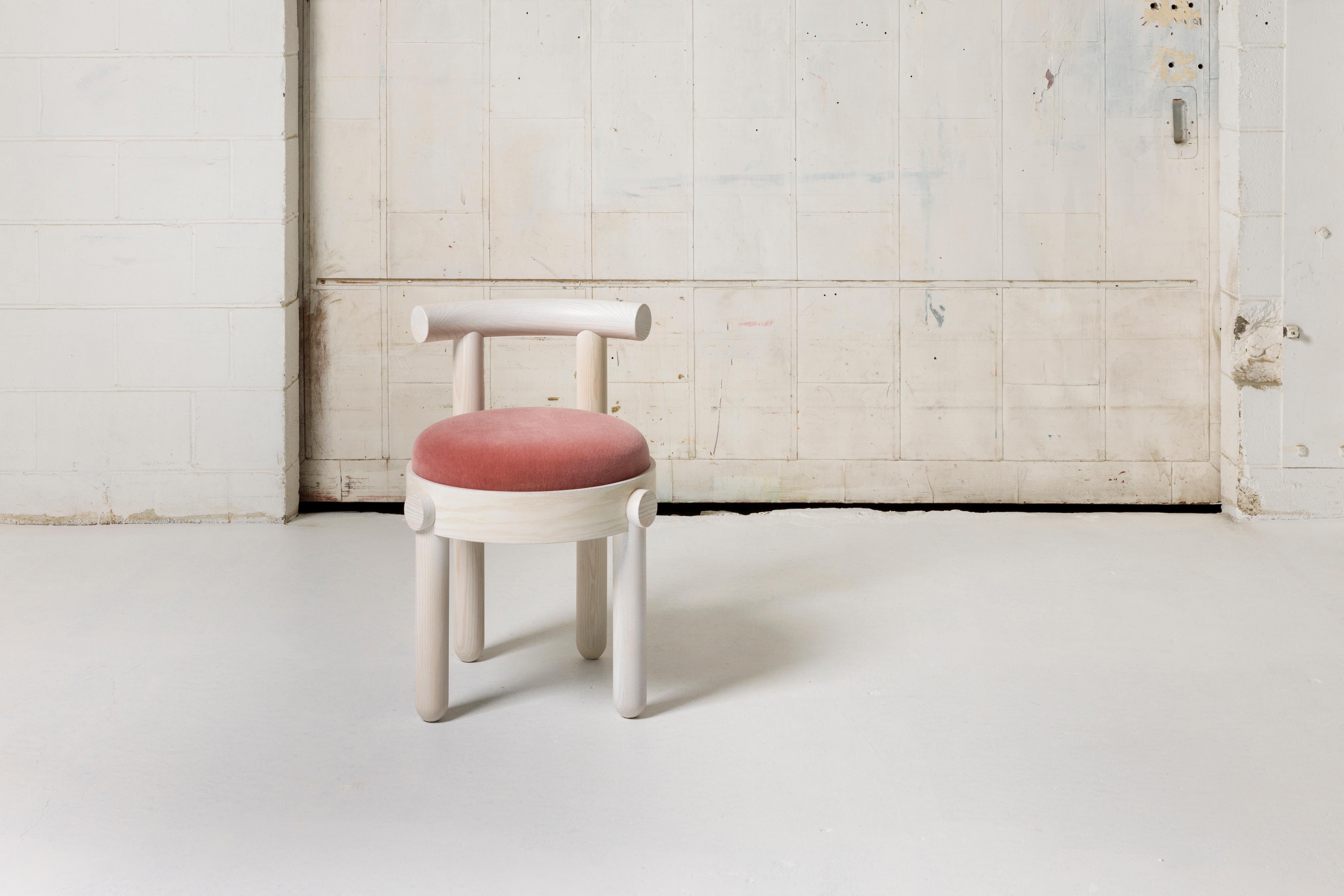 XXI secolo e contemporaneo Sedia da pranzo con schienale in legno duro di Studio Natural di BNF Studio in vendita