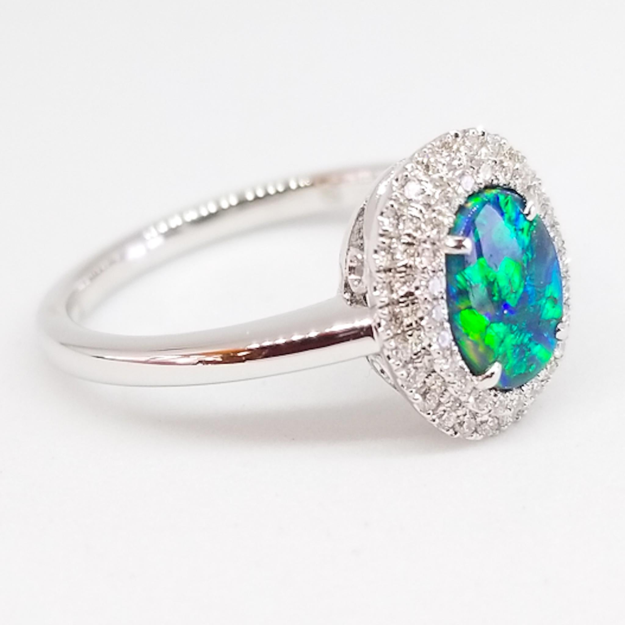 natural australian opal rings