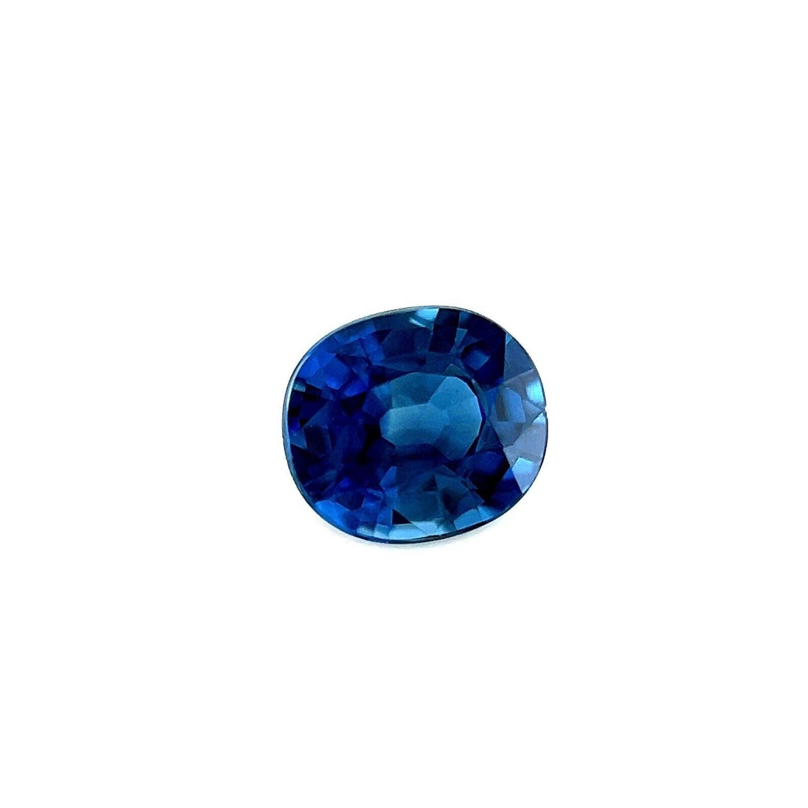 Natural Australian Blue Sapphire 0.49ct Oval Cut Loose Gem 4.7x4.2mm

Natural Australian Blue Sapphire Gemstone.
0.49 Carat with a deep blue colour and very good clarity. Only some small natural inclusions visible when looking closely. Also has a
