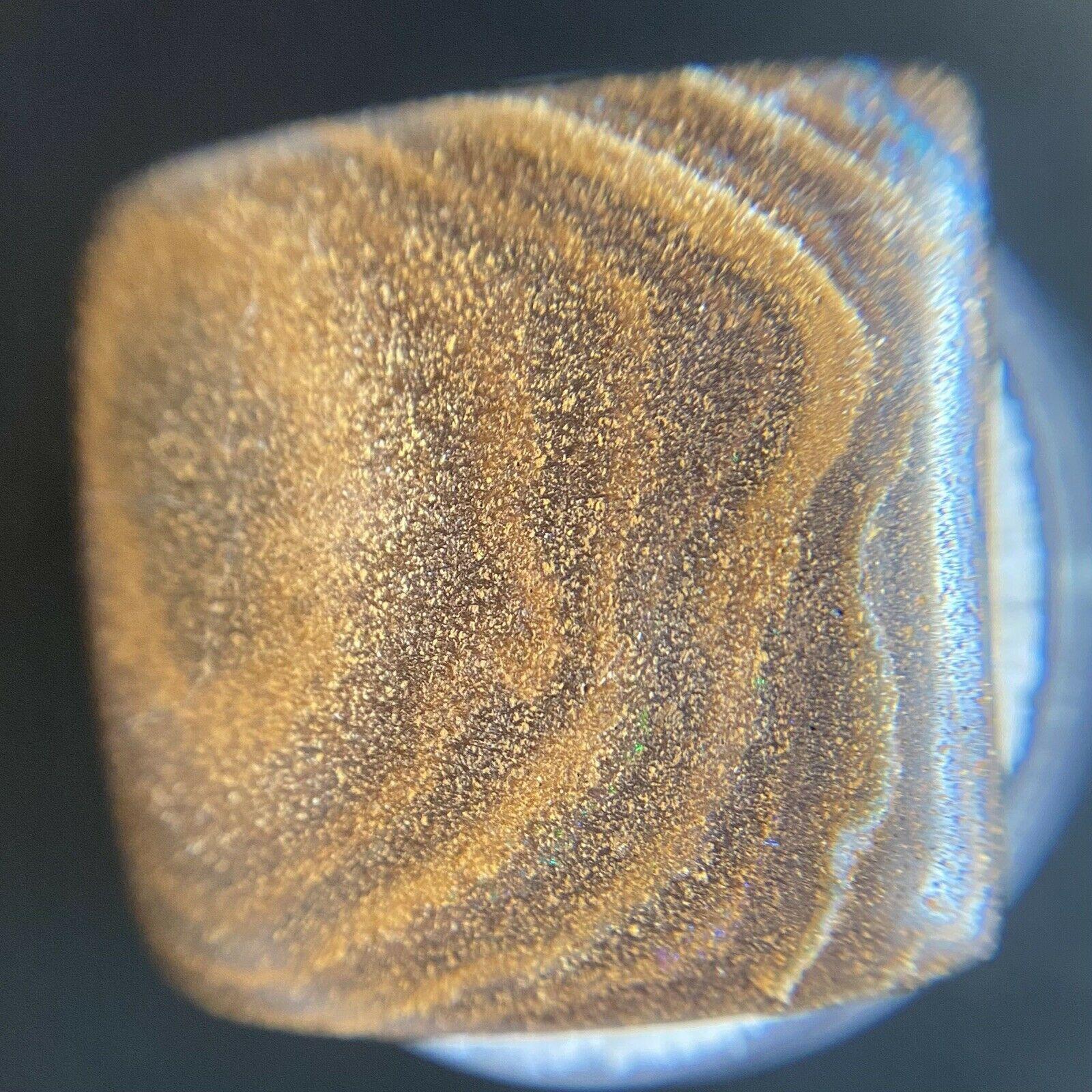 Square Cut Natural Australian Freeform Boulder Opal 35.85ct Matrix Koroit Nut Specimen