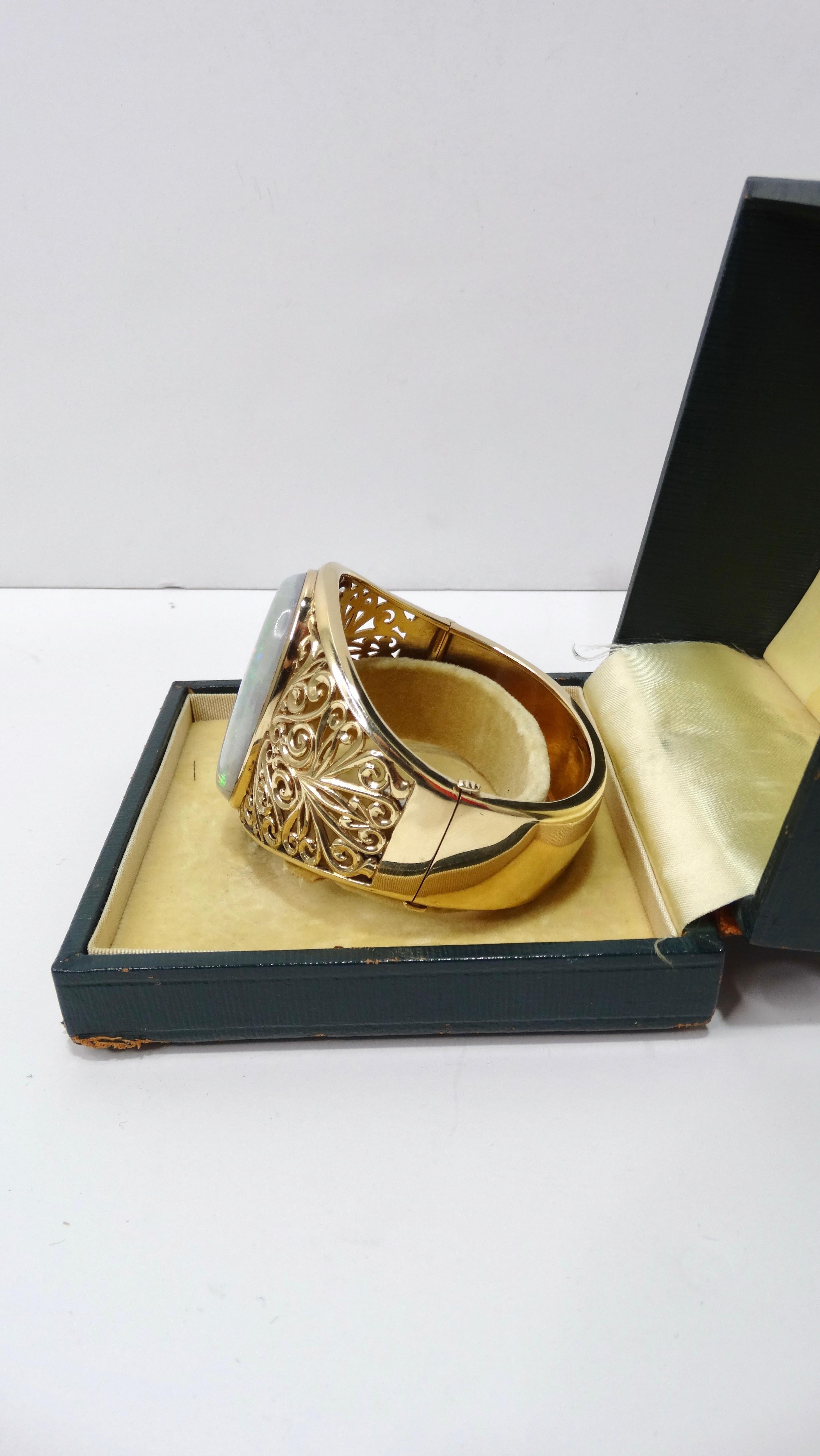 australischer Opal 87 Karat  Cabochon-Armband für Damen oder Herren im Angebot