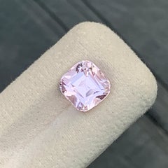 Natürlicher, babyrosa Kunzit (Spodumen) im Kissenschliff – loser Edelstein für Schmuck, 8 mm