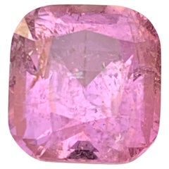 Natural Baby Pink Tourmaline Square Cushion Cut 4.86 Ct Loose Gemstone for Ring