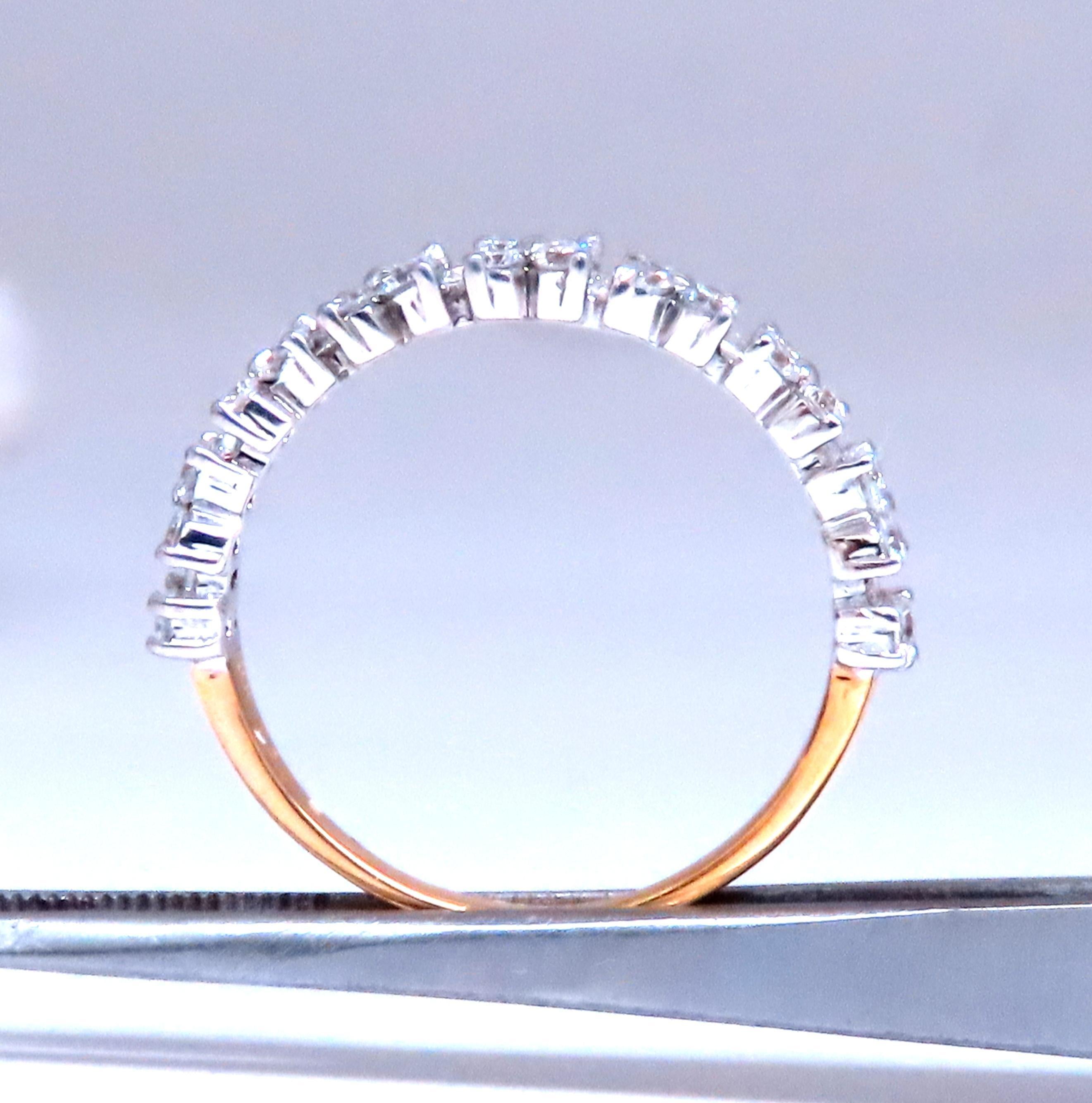 Contemporain Bracelet 18 carats avec diamants baguettes et ronds naturels Réf. 12290 en vente