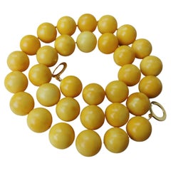 Baltic Amber Egg Yolk Necklace