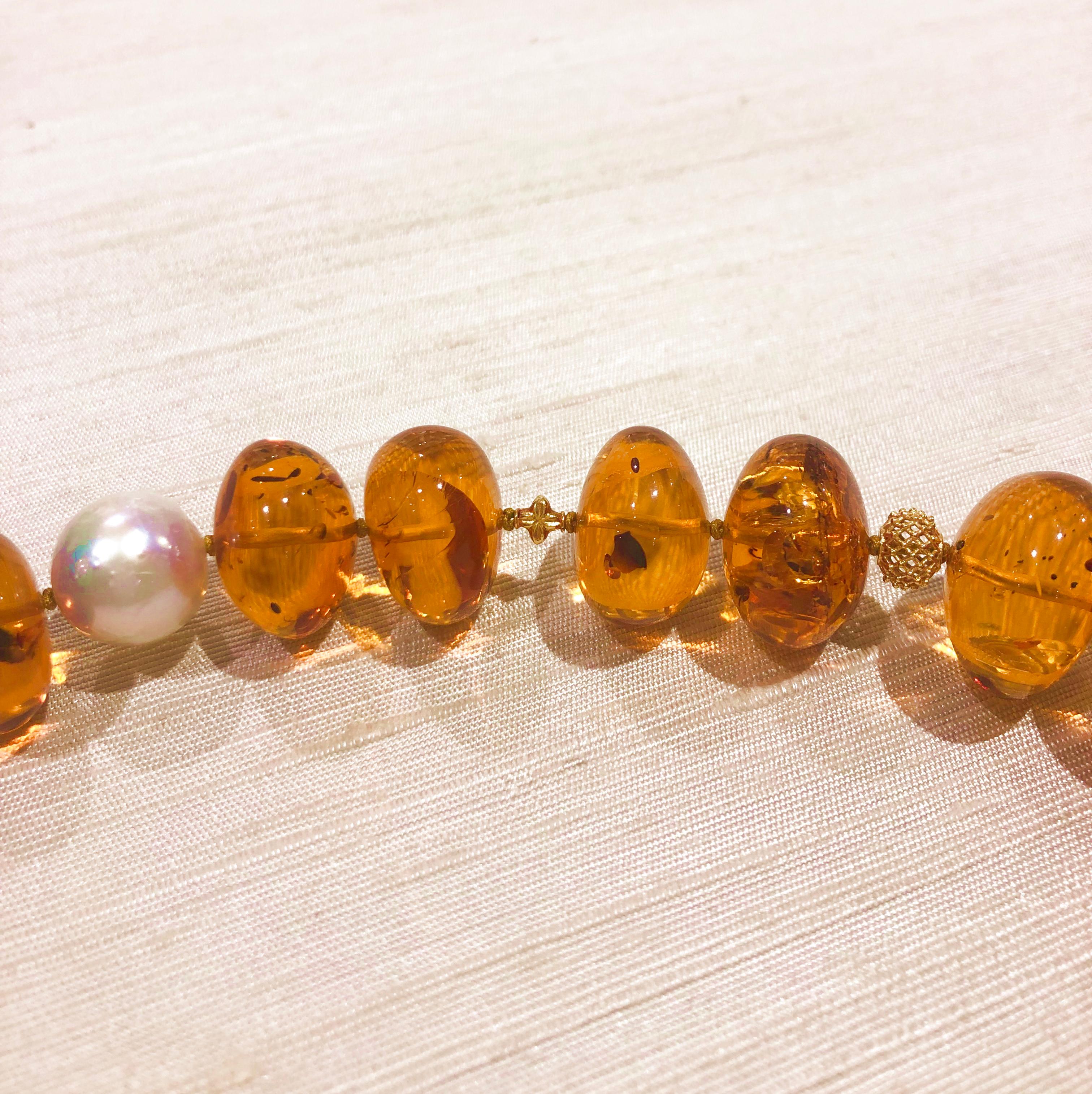 natural amber necklace