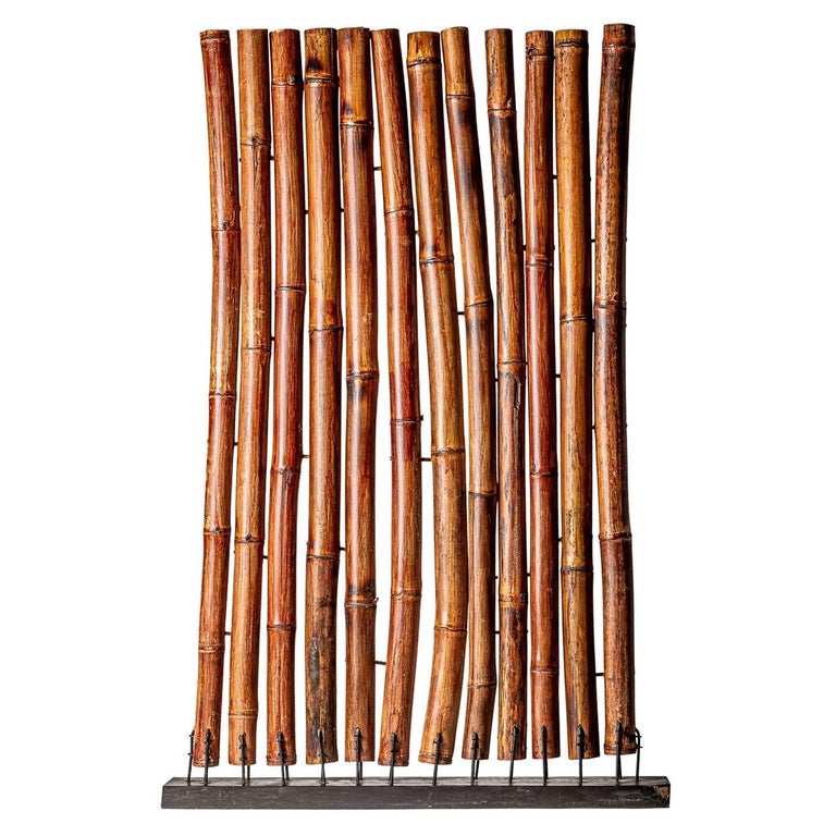 Natural Bamboo Screen Divider Room For Sale at 1stDibs