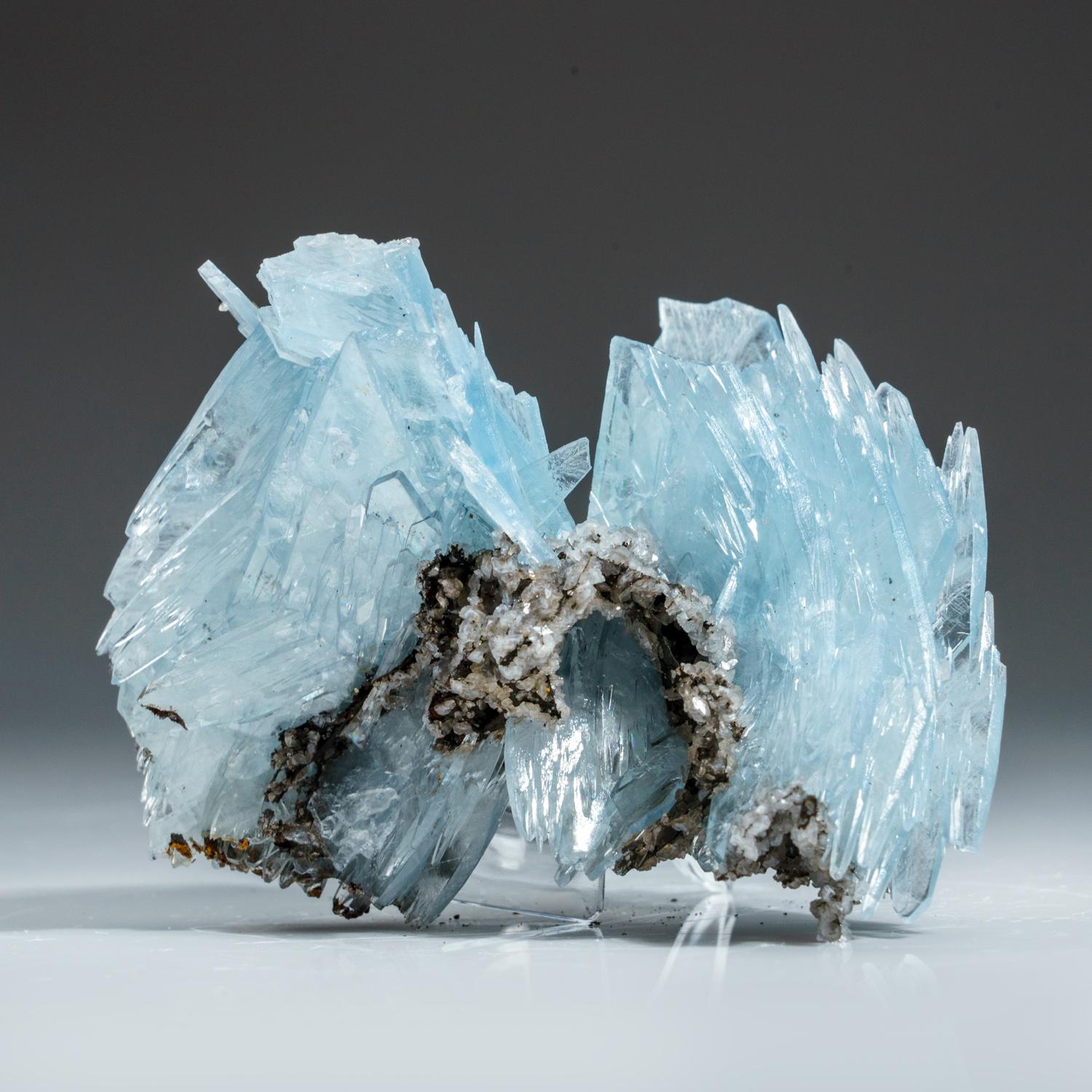 Contemporary Natural Barite from Jebel Ouichane, Sagangane, Nador, L'oriental, Morocco For Sale