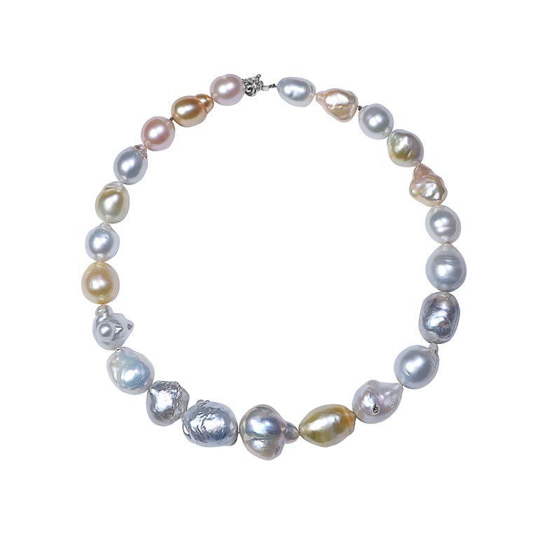 Natural Baroque South Sea Pearl Necklace For Sale at 1stDibs | south ...