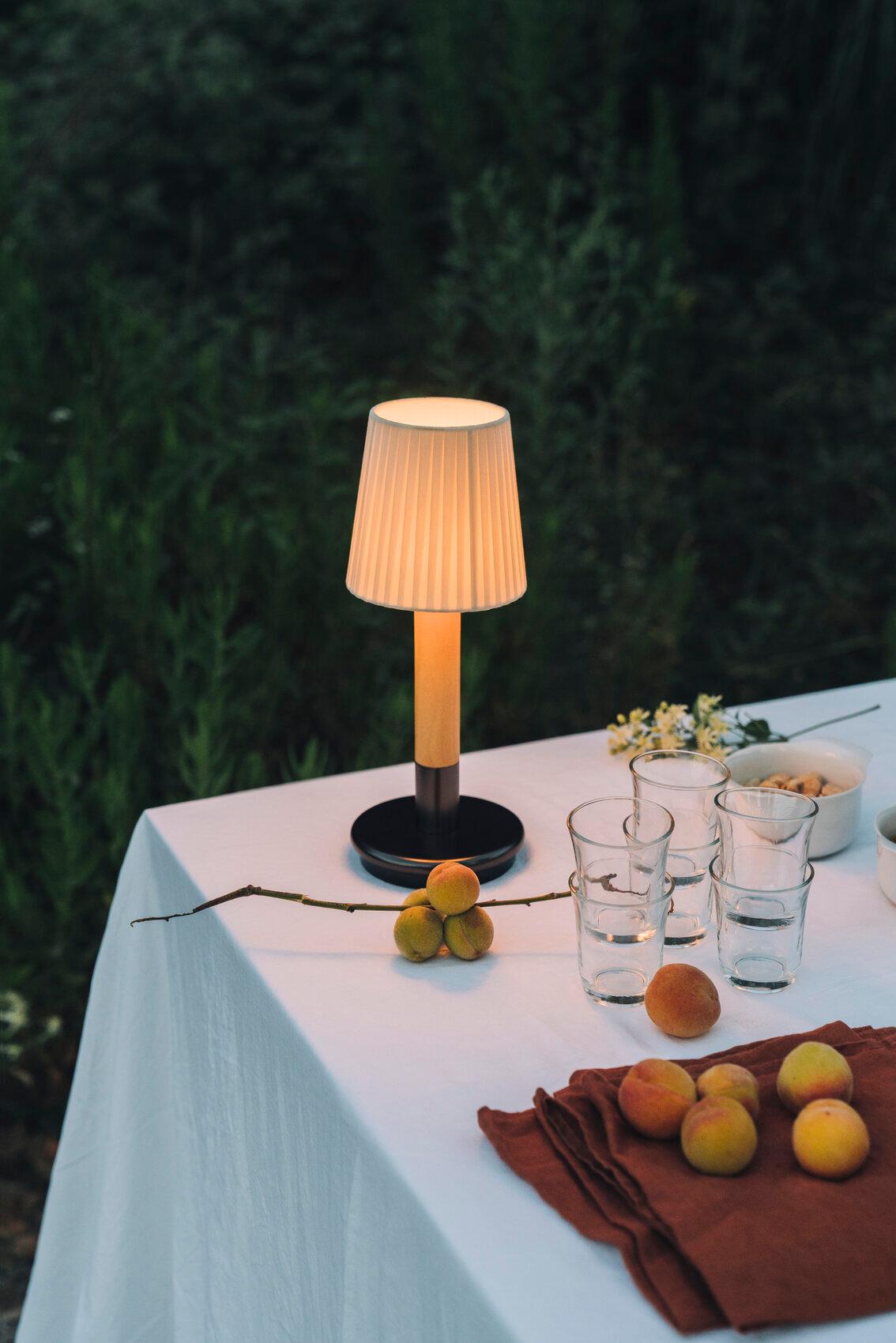 Lampe de table Natural Básica Mínima Batería de Santiago Roqueta, Santa & Cole en vente 1
