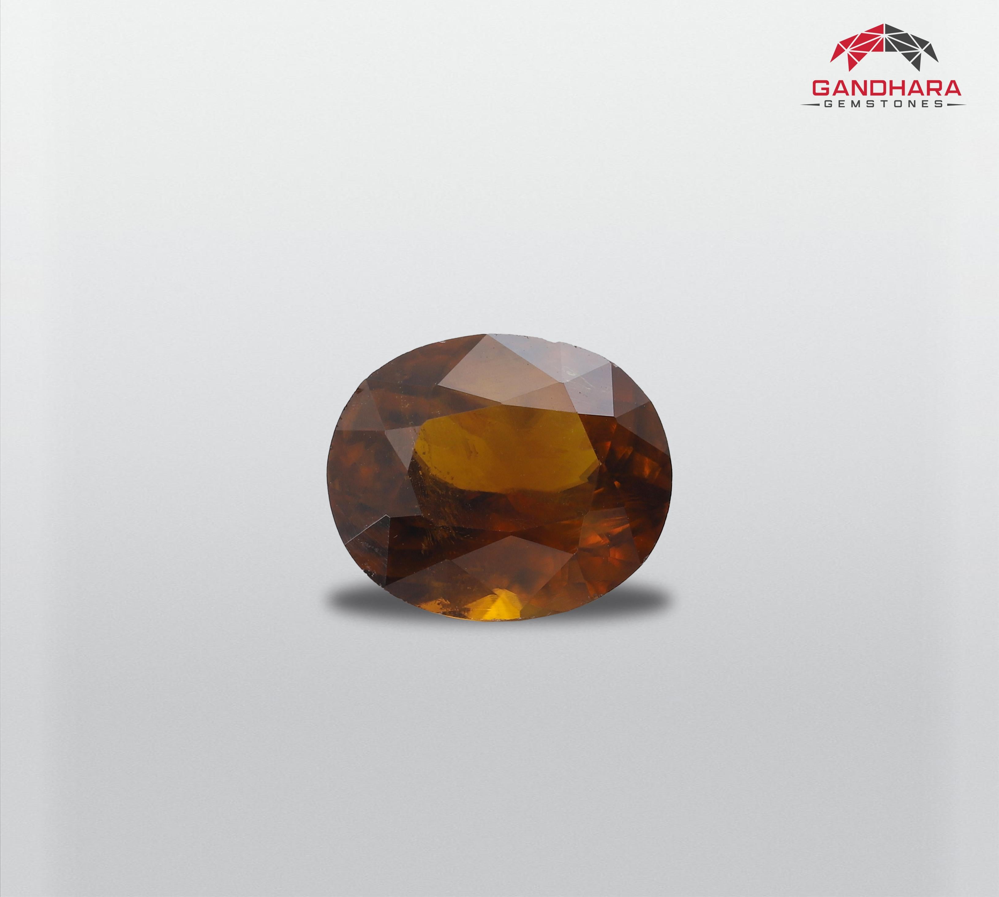 Oval Cut Natural Bestnasite Gemstone 2.67 Carats Bastnasite Jewelry Bastnasite Gemstone For Sale