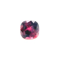 Natural Bi Colour Winza Sapphire 1.04ct Gra Certified Cushion Cut Red Blue Gem