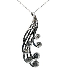 Rhodium Drop Necklaces