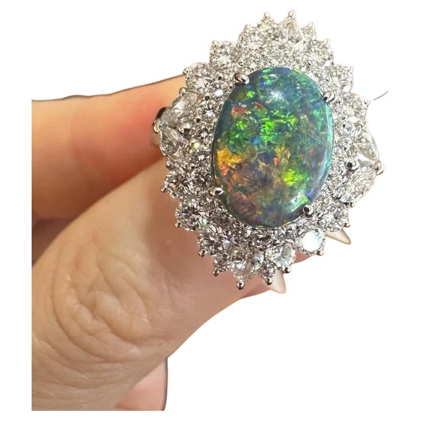 Schwarzer Opal Ringe
