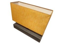 Natural Black Slate Natural Stone Lamp Modern Contemporary Design Made in Spain