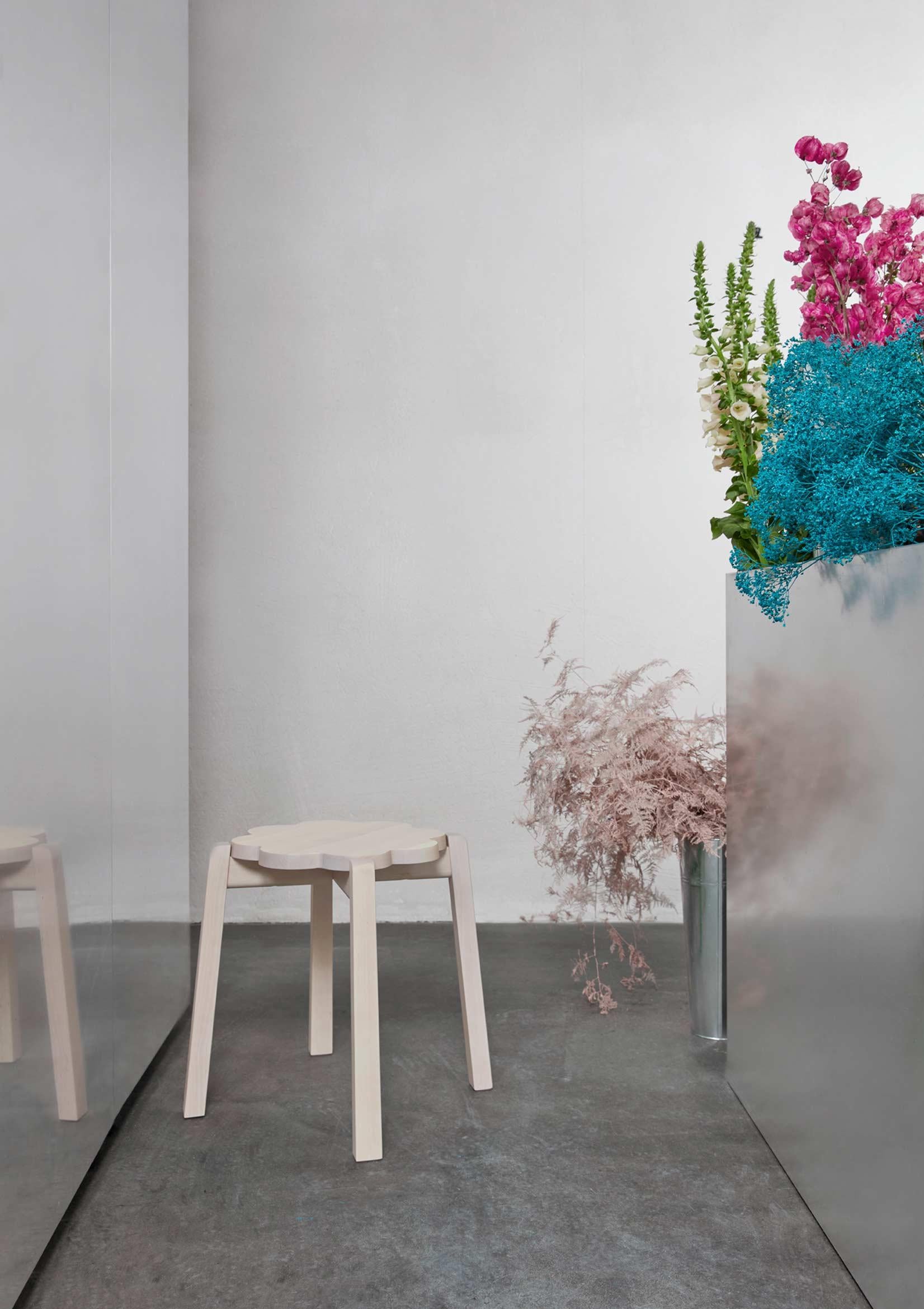Other Natural Blossom Barstool by Storängen Design For Sale