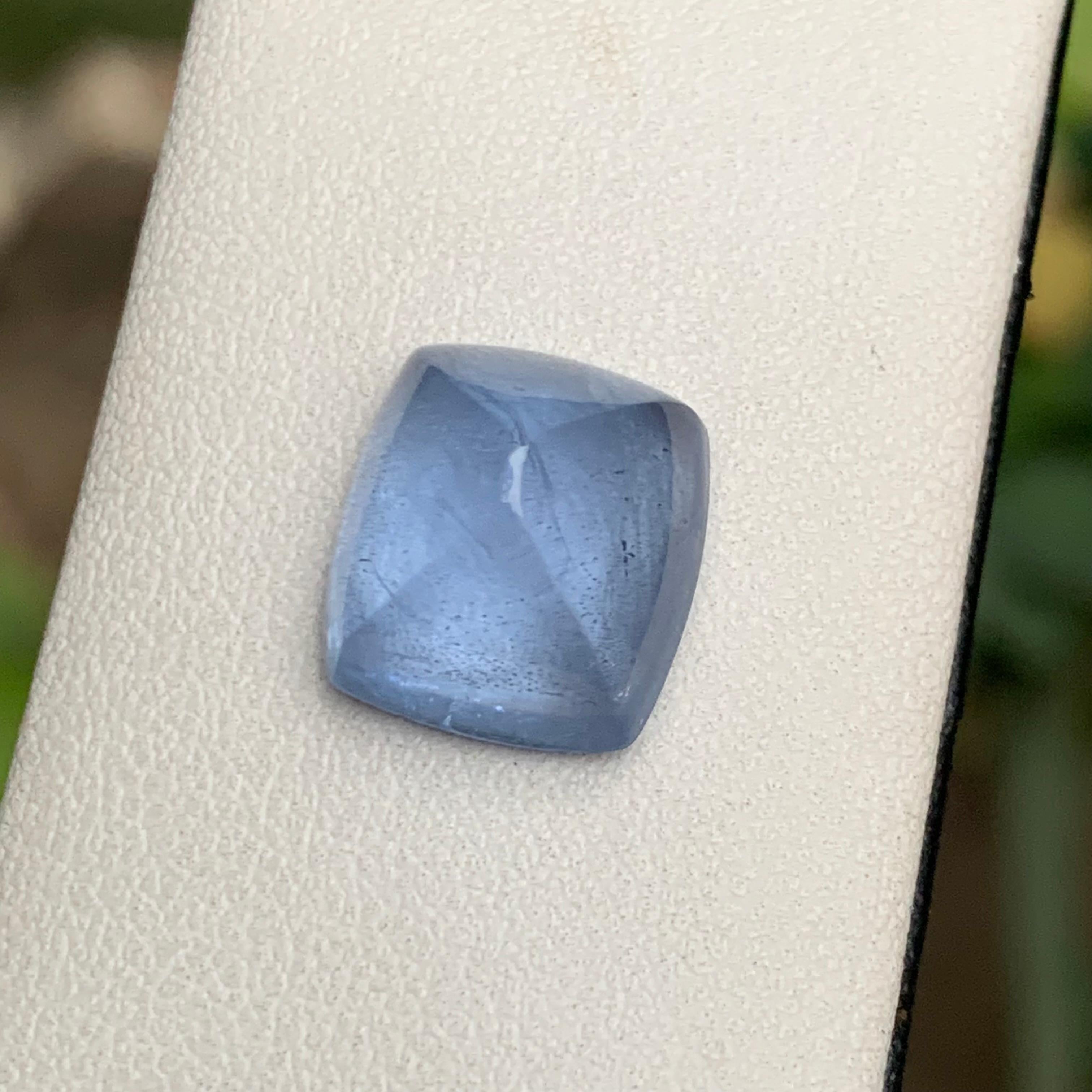 Natürlicher blauer Aquamarin 11,70 Ct Sugarloaf Cabochon Loser Edelstein für Schmuck im Angebot 1