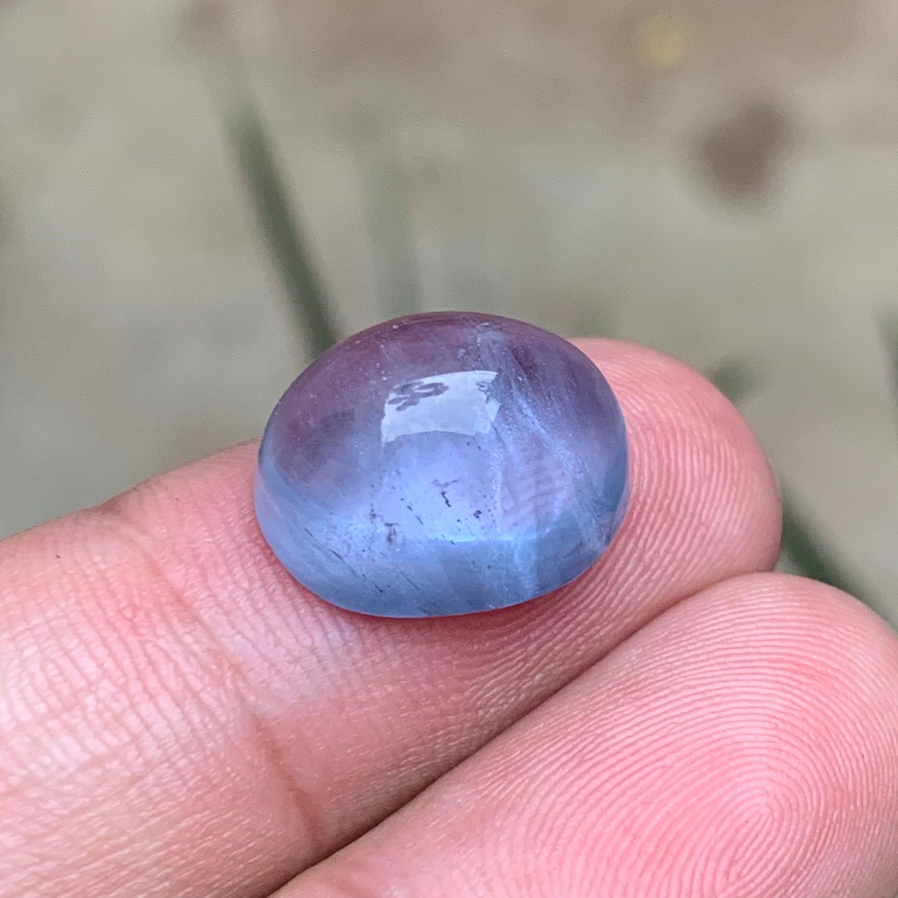 Cabujón de Aguamarina Azul Natural Gema Suelta para Anillo, Colgante o cualquier otro Engaste de Joyería procedente de Afganistán.

💎 TIPO DE GEMA: Aguamarina 
⚖️ PESO: 12,17 Quilates
🪚 FORMA Y TALLADO: Cabujón
📏 TAMAÑO (MM): 15,67 x 13,20 x 8,51