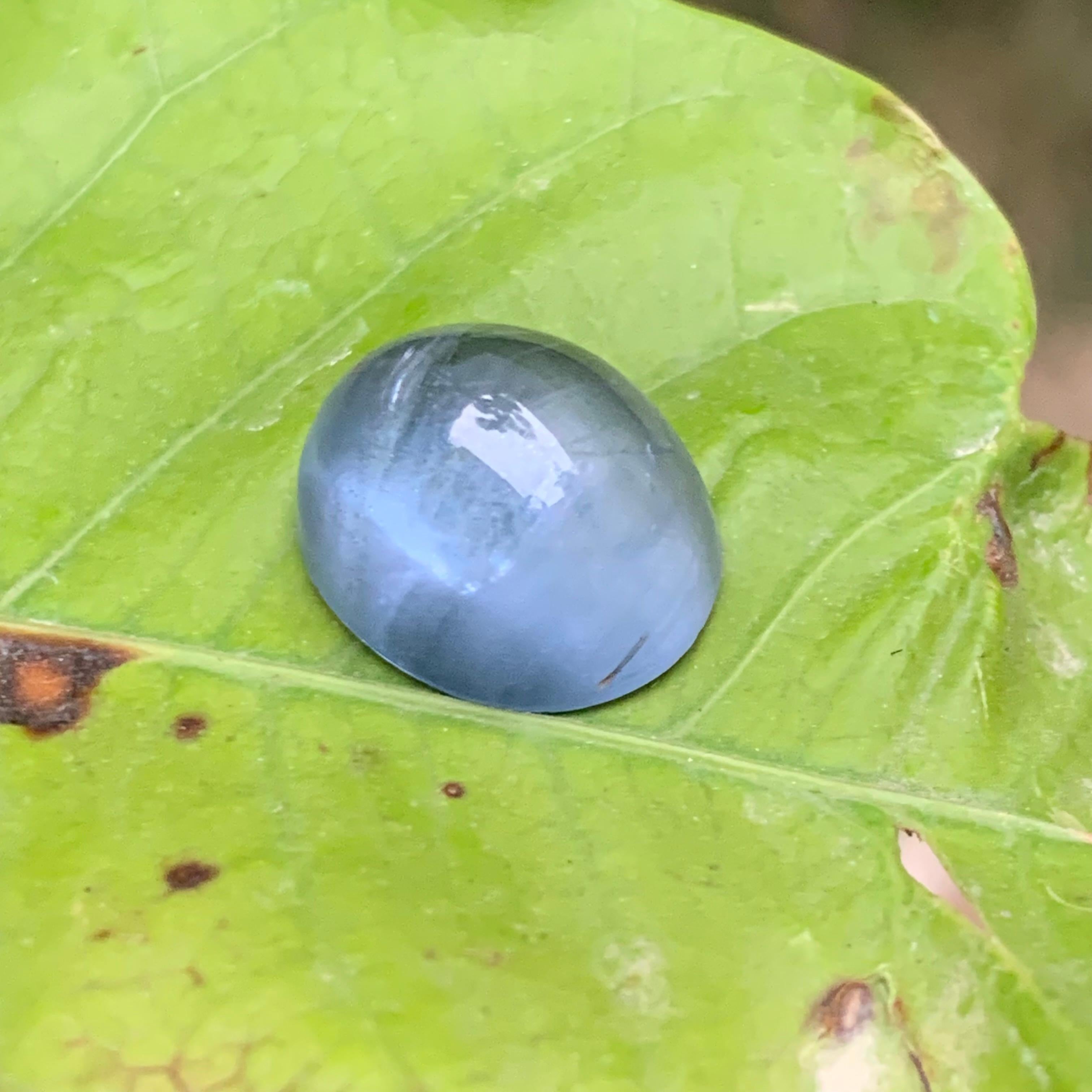 Aguamarina Azul Natural 12,17 Quilates Cabujón Gema Suelta para Anillo o Joyería en Nuevo estado para la venta en Peshawar, PK