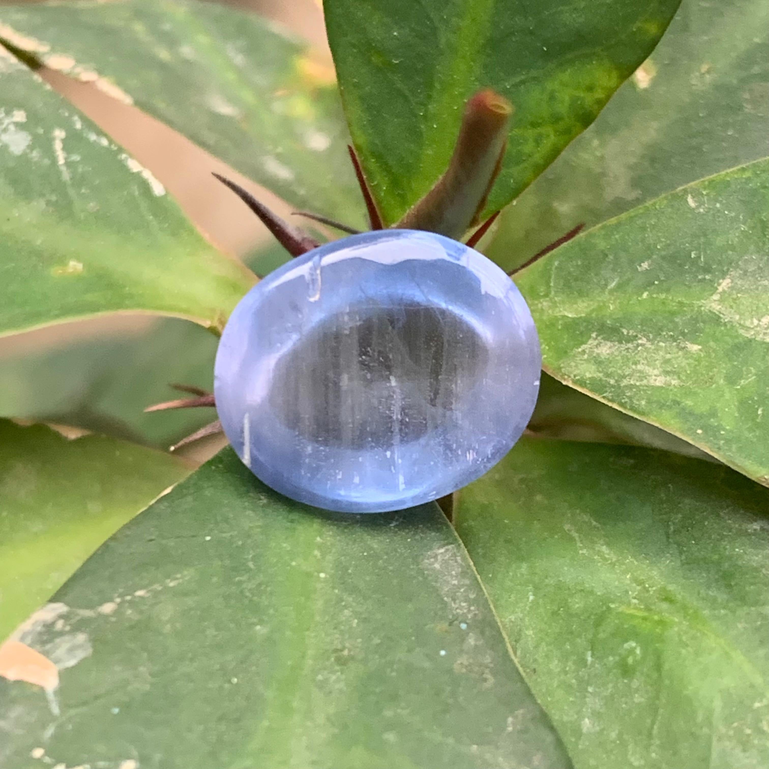 Femenino o masculino Aguamarina Azul Natural 12,17 Quilates Cabujón Gema Suelta para Anillo o Joyería en venta