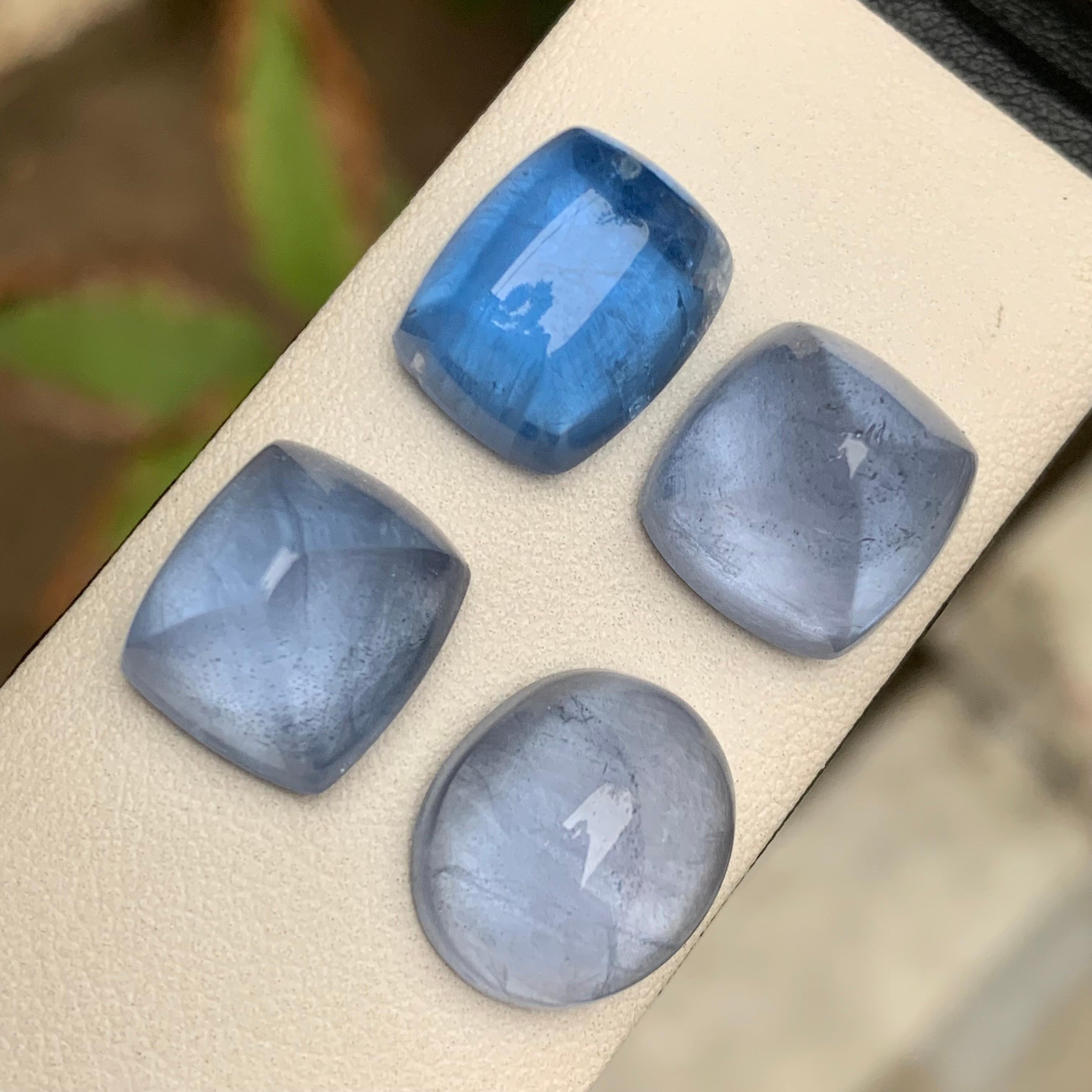 Aguamarina Azul Natural 51,06 Quilates Cabujón Sugarloaf Parcela de Afganistán

💎 TIPO DE GEMA: Aguamarina 
⚖️ PESO: 51,06 Quilates
🪚 FORMA Y TALLADO: Pan de azúcar / Cabujón
📏 TAMAÑO (MM): 
12,68 ct (14,88 x 12,11 x 8,27)
11,71 Ct (14,08 x 12,63