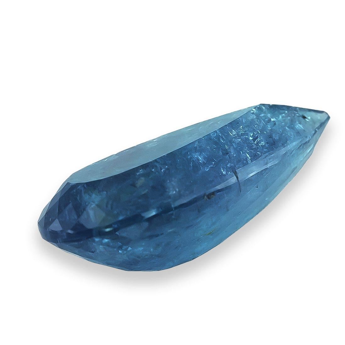Natürlicher blauer Brasilien Paraiba Turmalin Edelstein 2,42 Karat mit GIA Bericht für Damen oder Herren
