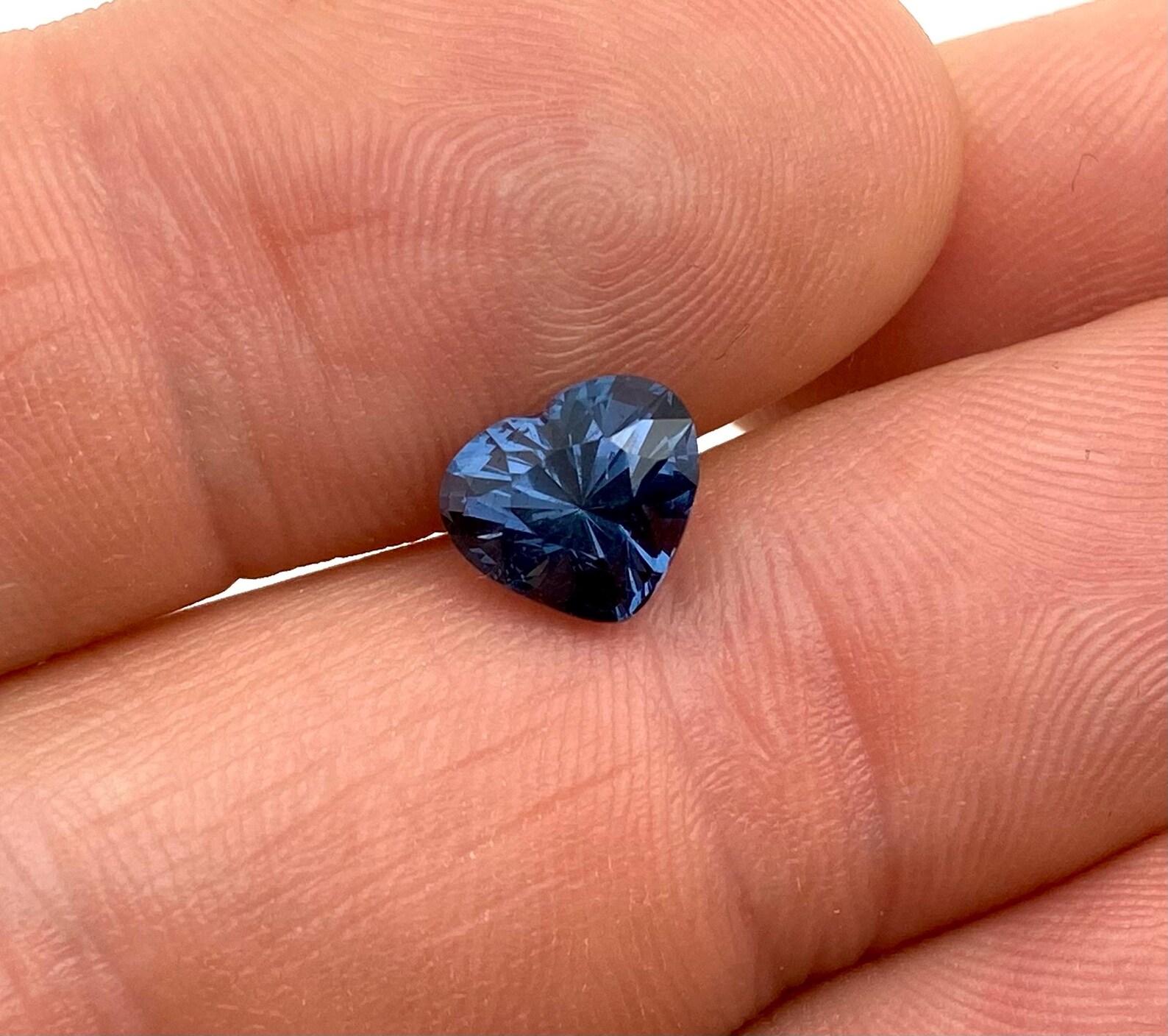 Natural blue cobalt Spinel gemstone

Laboratory certified GFCO
Gemstone Color: Vivid blue
Gemstone Type: Spinel
Gemstone size: 7.74x8.82x6.37 mm
Cut Grade: Very Good
Clarity/Grade: VS
Gemstone Shape: Heart Cut
Gemstone Creation: Natural
Gemstone