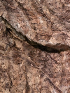 Natural Blue Fox Lap Throw Soft and Luxurious