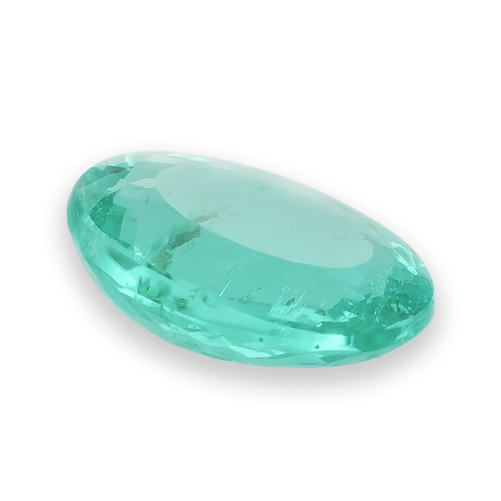 da uomo o donna Tormalina brasiliana blu verde naturale di Paraiba 0,80 carati / Rapporto GIA in vendita