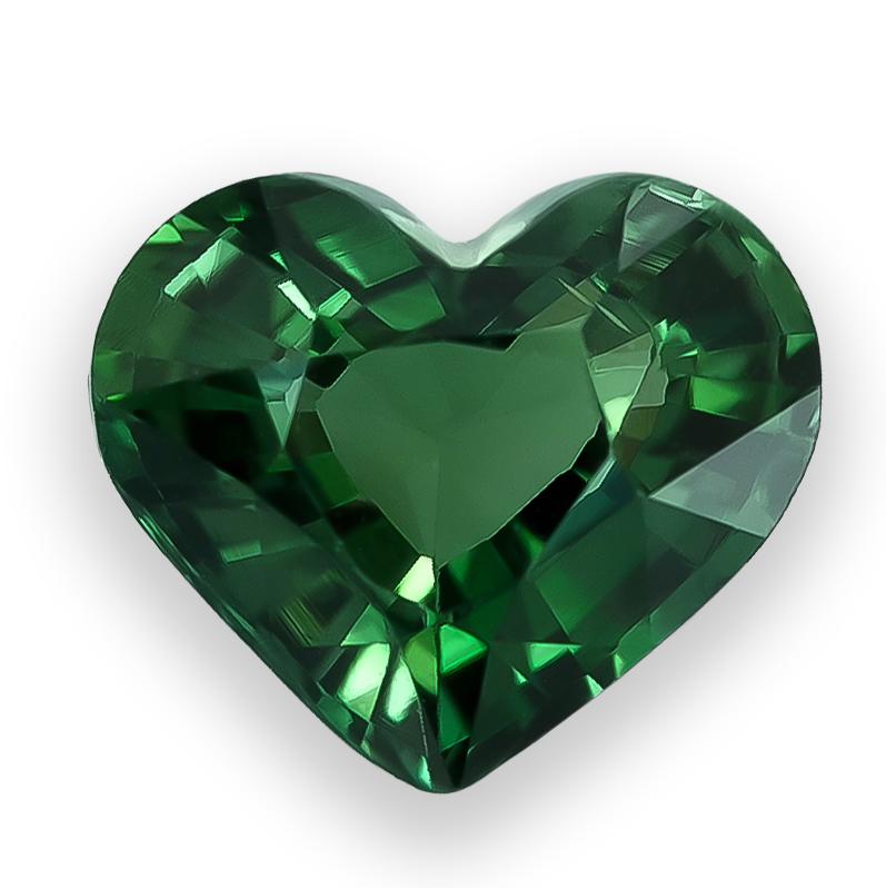 Pierre précieuse saphir bleu-vert naturel 1,21 carat / JupiterGem Neuf - En vente à Los Angeles, CA