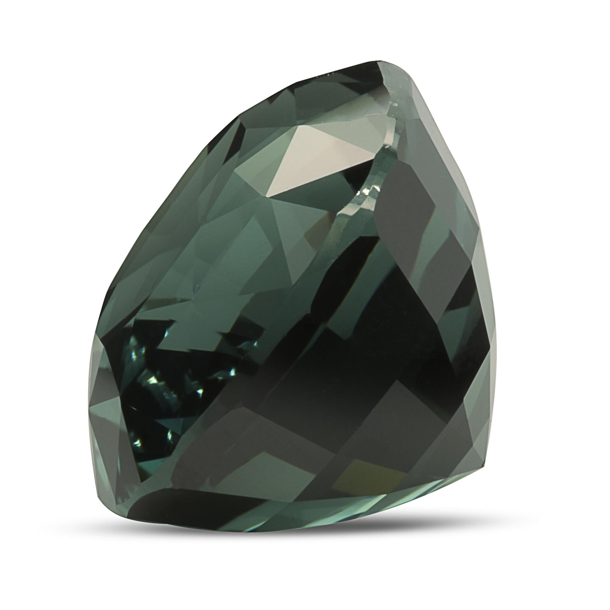 Pierre précieuse spinelle bleu-vert naturel de 6,49 carats / JupiterGem Unisexe en vente
