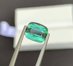 Tourmaline bleue et verte naturelle : Pierre de naissance d'octobre, Afrique 2.36 CT