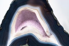 Natural Blue Lace Agate Geode