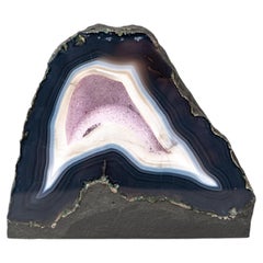 Natural Blue Lace Agate Geode