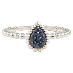 Natural Blue Sapphire 0.10cts in 18k Gold 1.81gms Ring