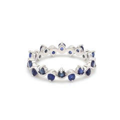 Natural Blue Sapphire 1cts Ring in 14k Gold